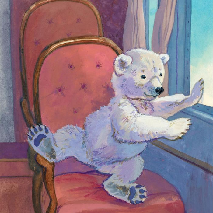 Фомка - белый медвежонок — Вера Чаплина