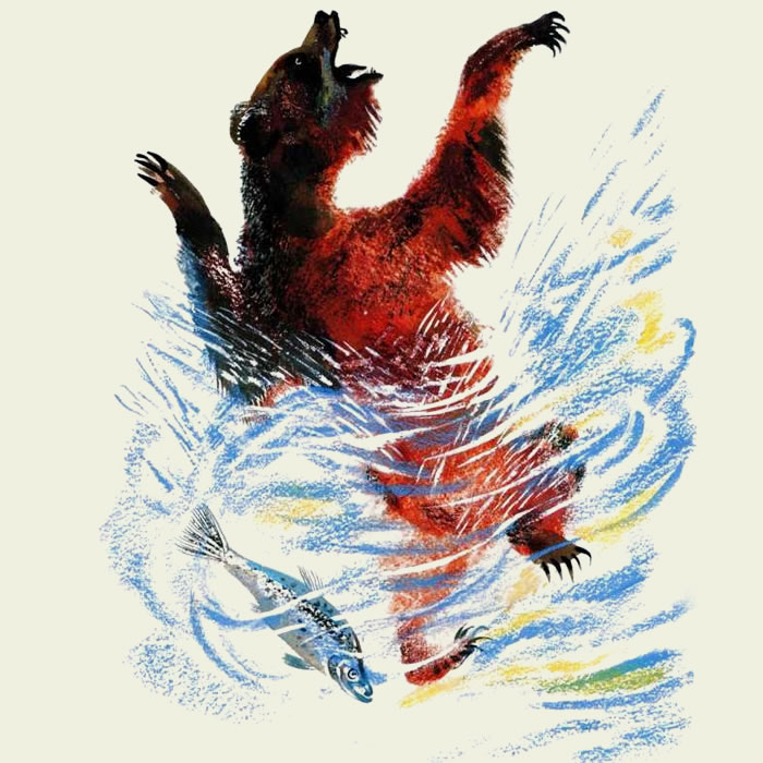 Медведь-рыбак — Евгений Чарушин