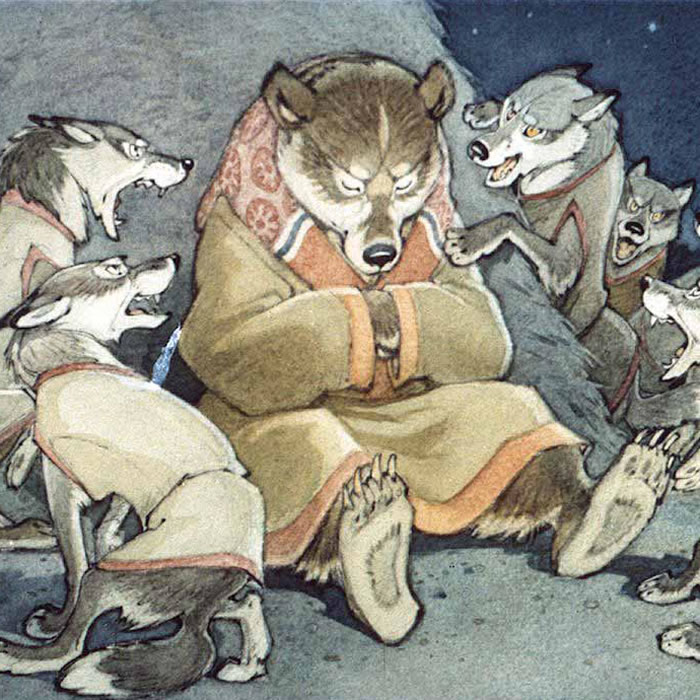 Напуганные Медведь и Волки — Василий Ливанов