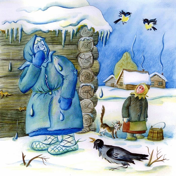 Проказы старухи-зимы — Константин Ушинский