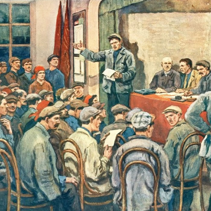 Собрание было организовано. Первое собрание профсоюзов 1905. Революционные рабочие профсоюзы 1905 года. Профсоюзы в России 19-20 века. Рабочий картина.