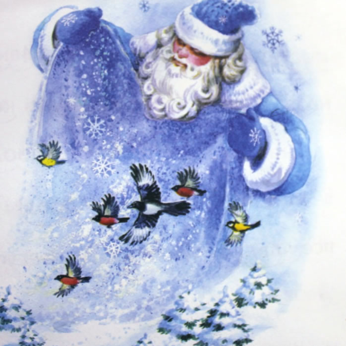 Заяц, косач, медведь и Дед Мороз — Виталий Бианки